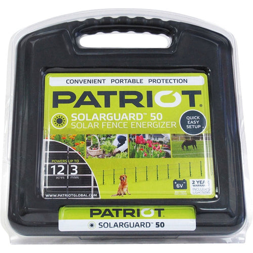 Patriot Electric Fencing SOLARGUARD 80 Fence Energizer 6V