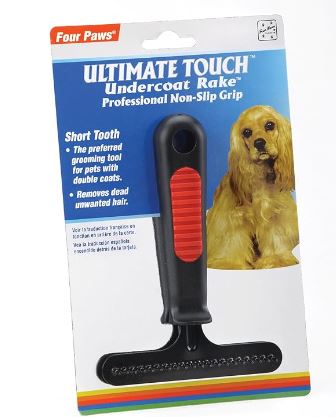 Four Paws Ultimate Touch Short Tooth Dog Grooming Under Coat Rake (Short Tooth)