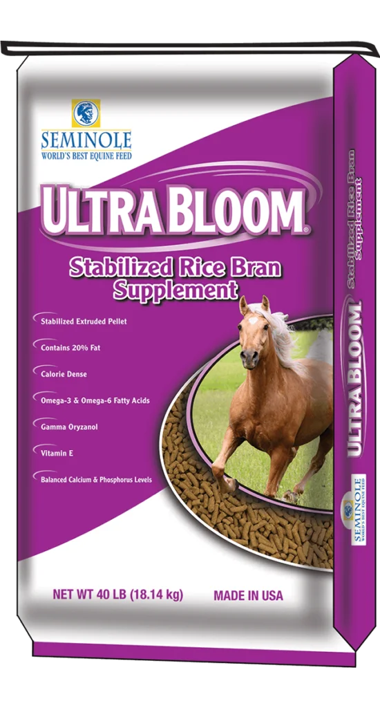 Seminole Feed Ultra Bloom® Stabilized Rice Bran Supplement